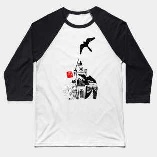 Urban Wildlife - Falcon Baseball T-Shirt